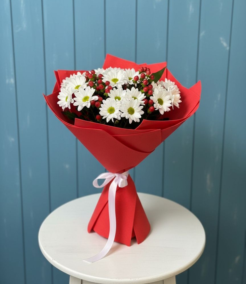 Букет цветов из: Хризантемы в Целеево