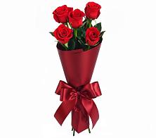 Букет 5 Красных роз Эдлесс Лав в Целеево