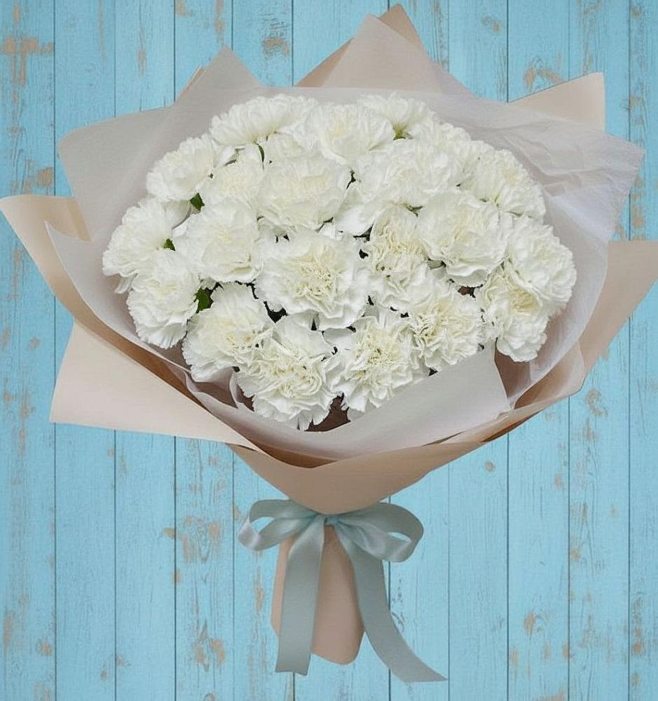 Букет цветов из: Гвоздики в Целеево