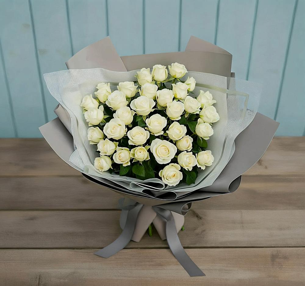 Букет Белоснежная нежность в Целеево