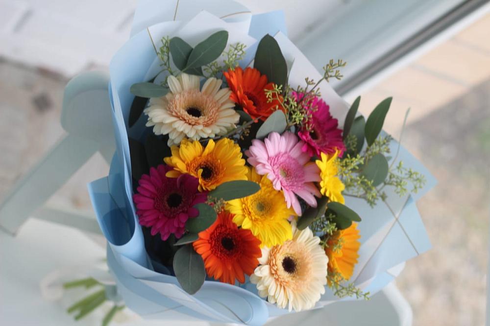 Букет цветов из: Герберы в Целеево