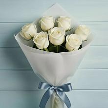Букет 7 Белых роз Эдлесс Лав #REPLACE_PRED# Целеево