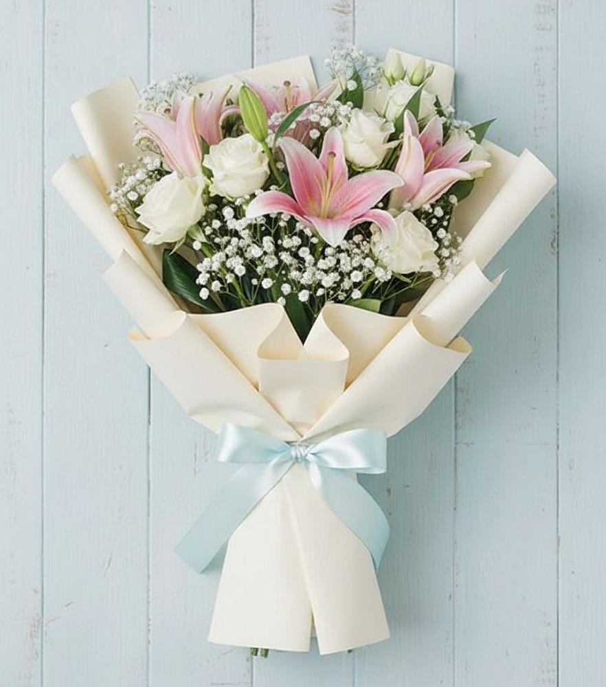 Букет цветов из: Лилии в Целеево