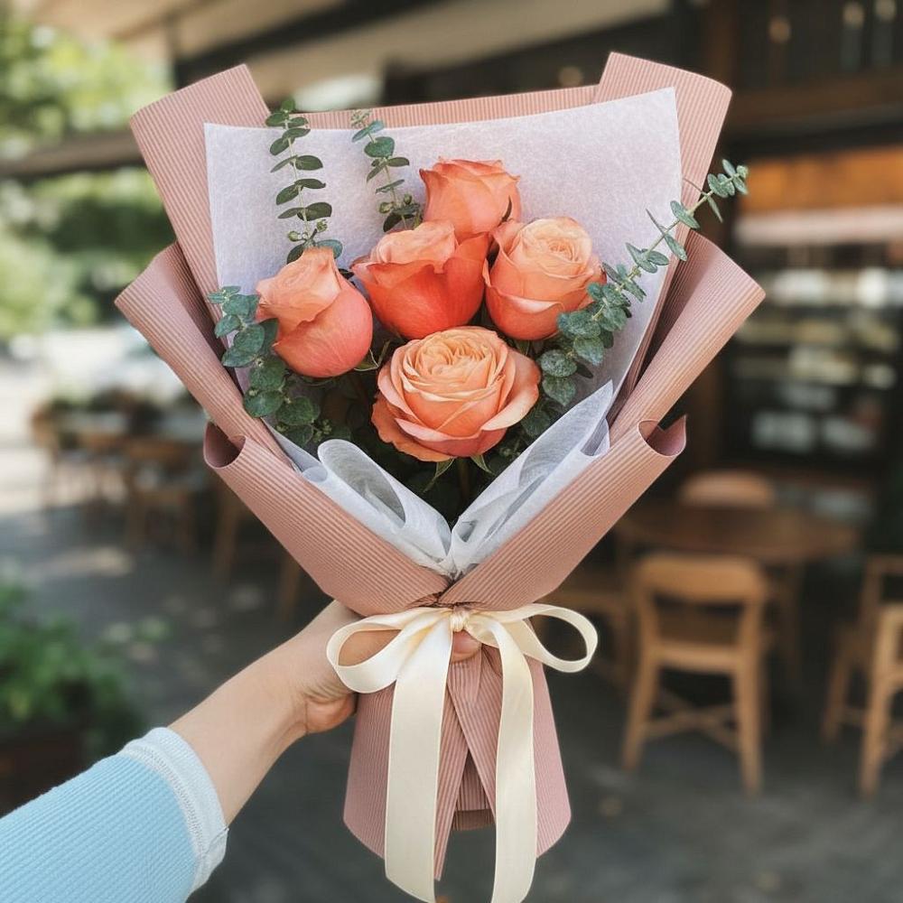 Букет цветов из: Розы в Целеево