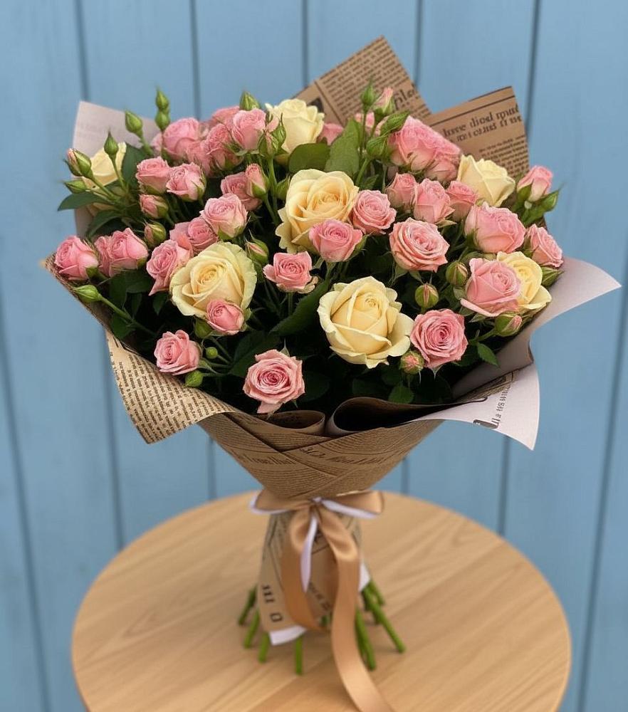 Букет цветов из: Розы в Целеево