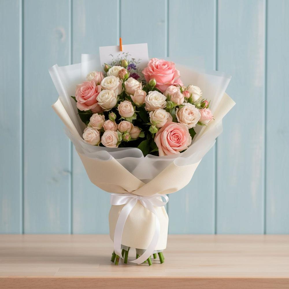 Букет цветов из: Розы в Целеево