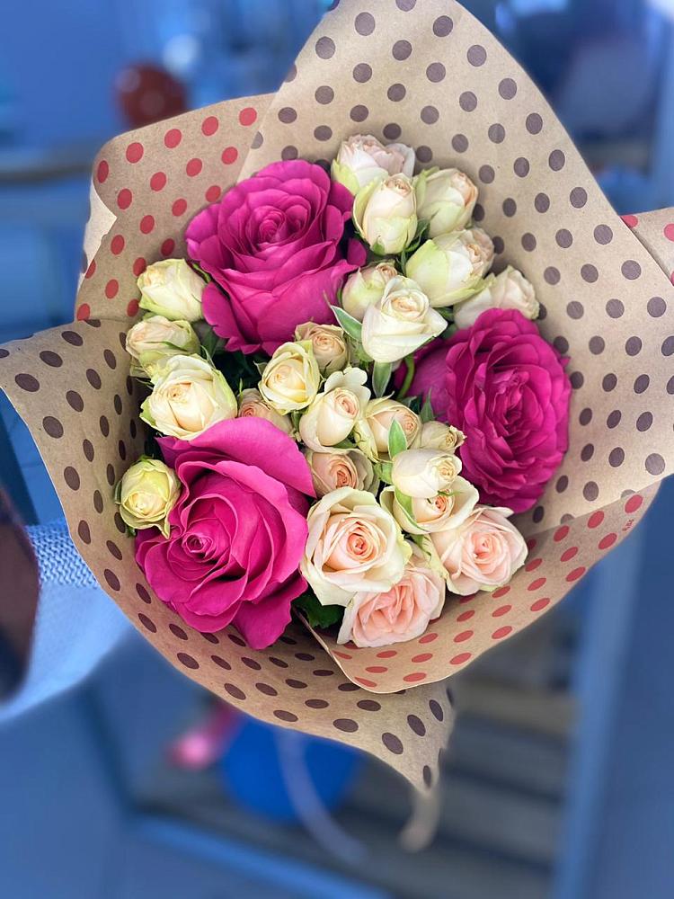 Букет цветов из: Розы в Целеево