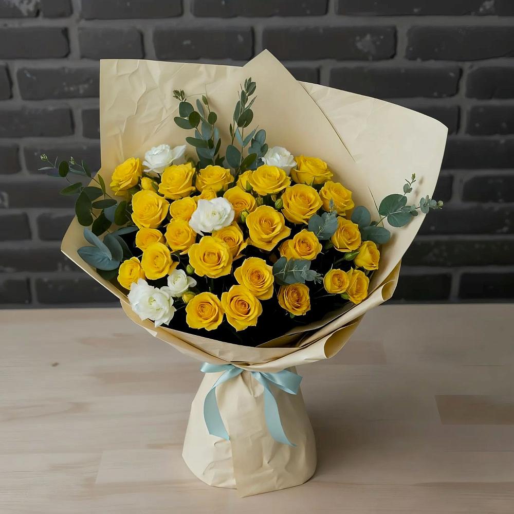 Букет цветов из: Розы в Целеево