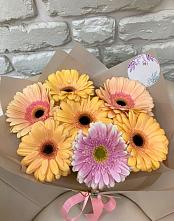 Букет цветов из:  Герберы в Целеево