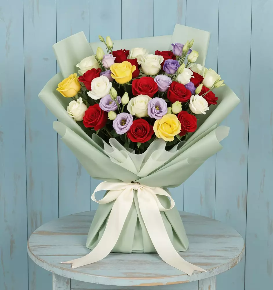 Букет цветов из: Розы в Целеево