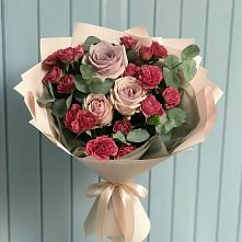 Букет цветов из:  Гвоздики и Розы #REPLACE_PRED# Целеево