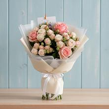 Букет цветов из:  Розы в Целеево